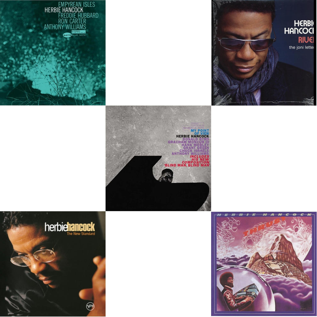 Empyrean Isles (Blue Note Classic LP Vinyl Series) & New Standard (Verve By Request Series) (2LP) & My Point Of View (Blue Note Tone Poet Series) & River: The Joni Letters (2LP) & Thrust (180G)