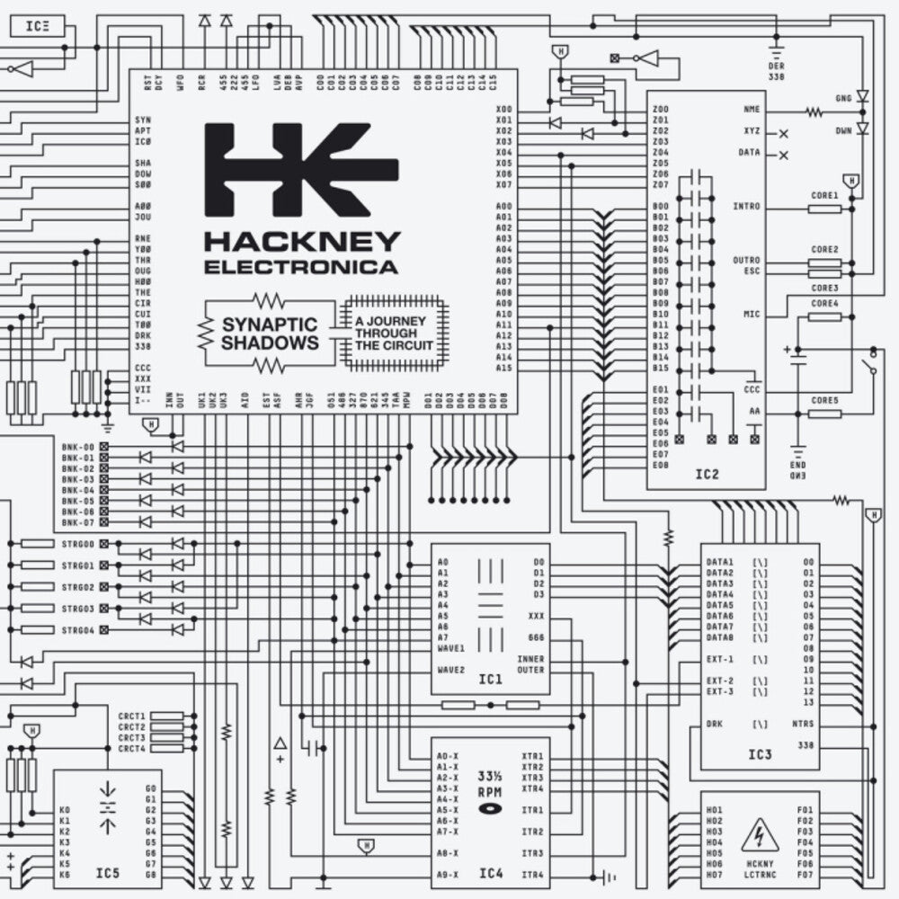Hackney Electronica – Synaptic Shadows (12" Vinyl) Vinyl Record
