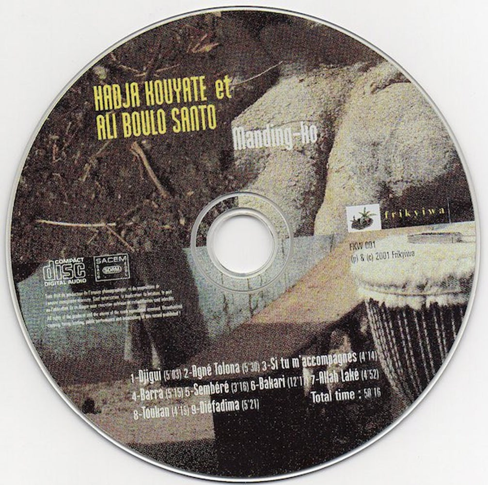 Hadja Kouyate & Ali Boulo Santo – Manding-Ko Music CD