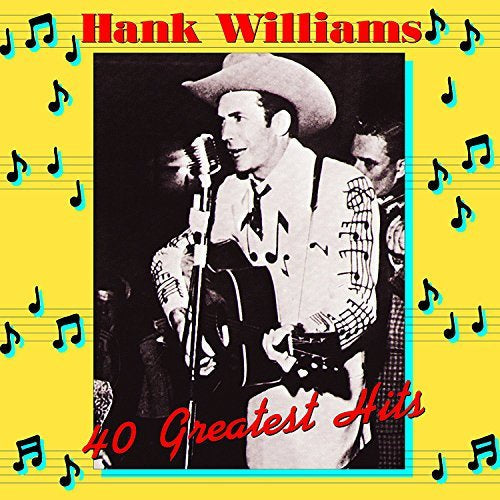 Hank Williams - Hank Williams 40 Greatest Hits [Import] Vinyl Record