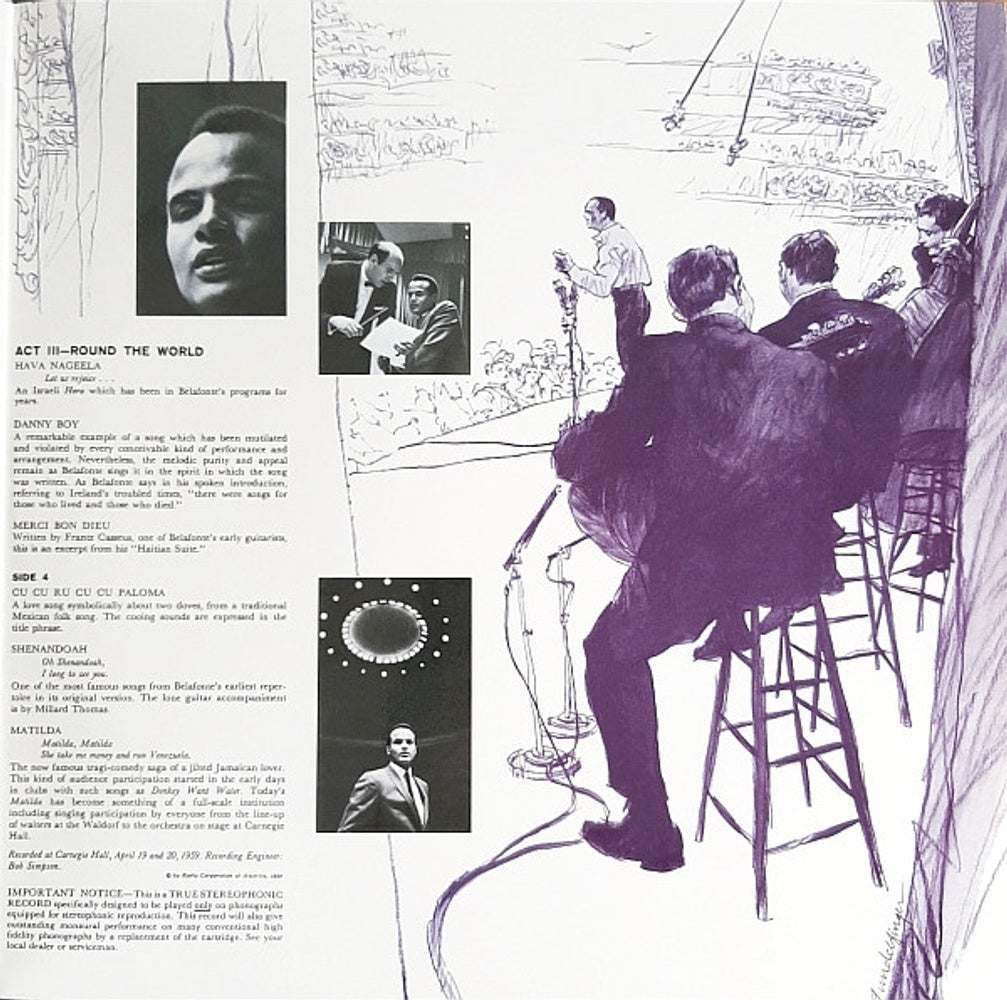 Harry Belafonte – Belafonte At Carnegie Hall (2-LP Vinyl) Vinyl Record