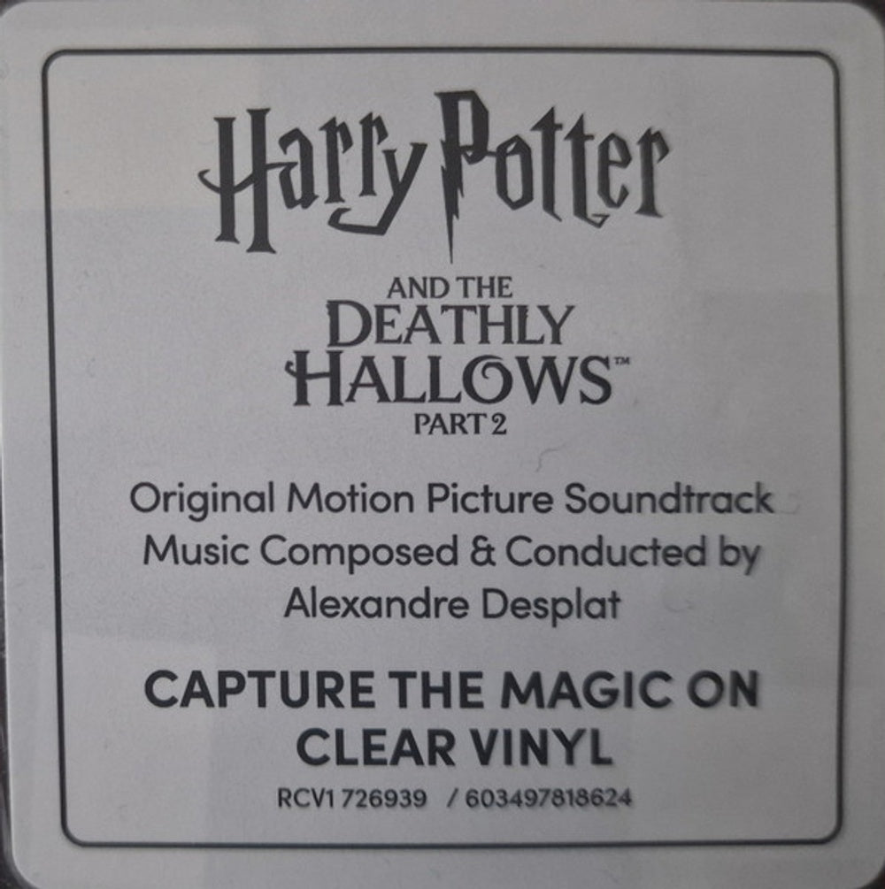 Harry Potter and the Deathly Hallows, Part 2 - Original Motion Picture Soundtrack (2-LP Vinyl) Vinyl Record
