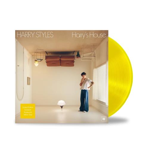 Harry Styles Harry's House (Limited Edition, Translucent Yellow) [Import] Vinyl Record