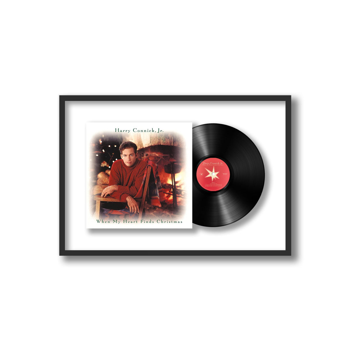 Harry Connick, Jr. - When My Heart Finds Christmas - Framed Vinyl Record