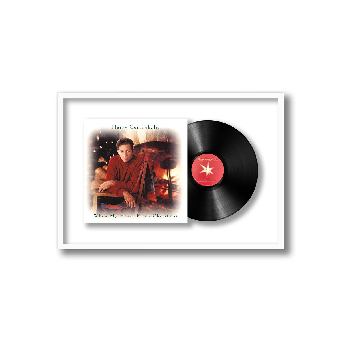Harry Connick, Jr. - When My Heart Finds Christmas - Framed Vinyl Record