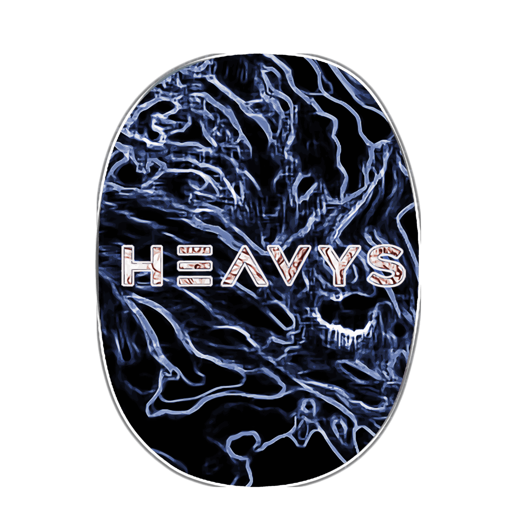 Bluewave Summer Edition by Artist T1M Limited Edition HEAVYS Headphone Shells & Headphone Bundle