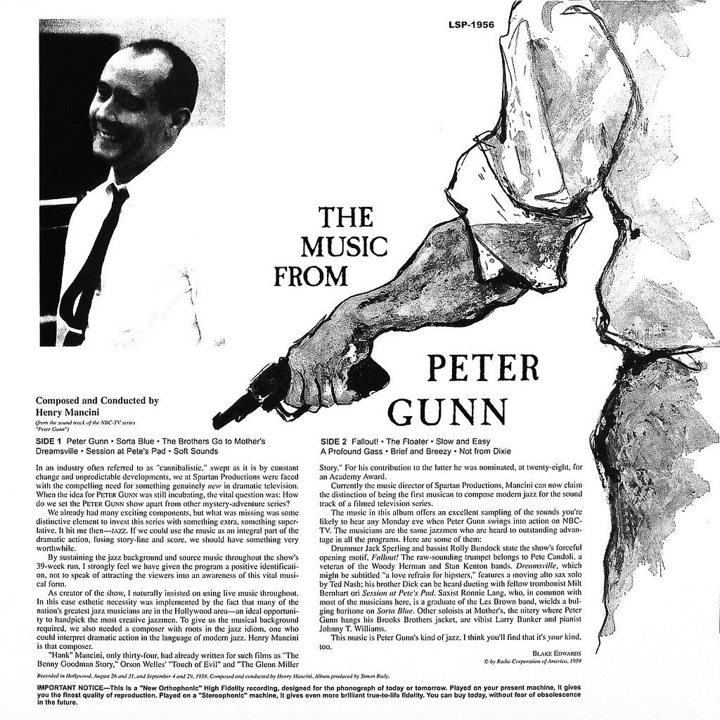Henry Mancini – The Music From Peter Gunn (LP Vinyl) Vinyl Record