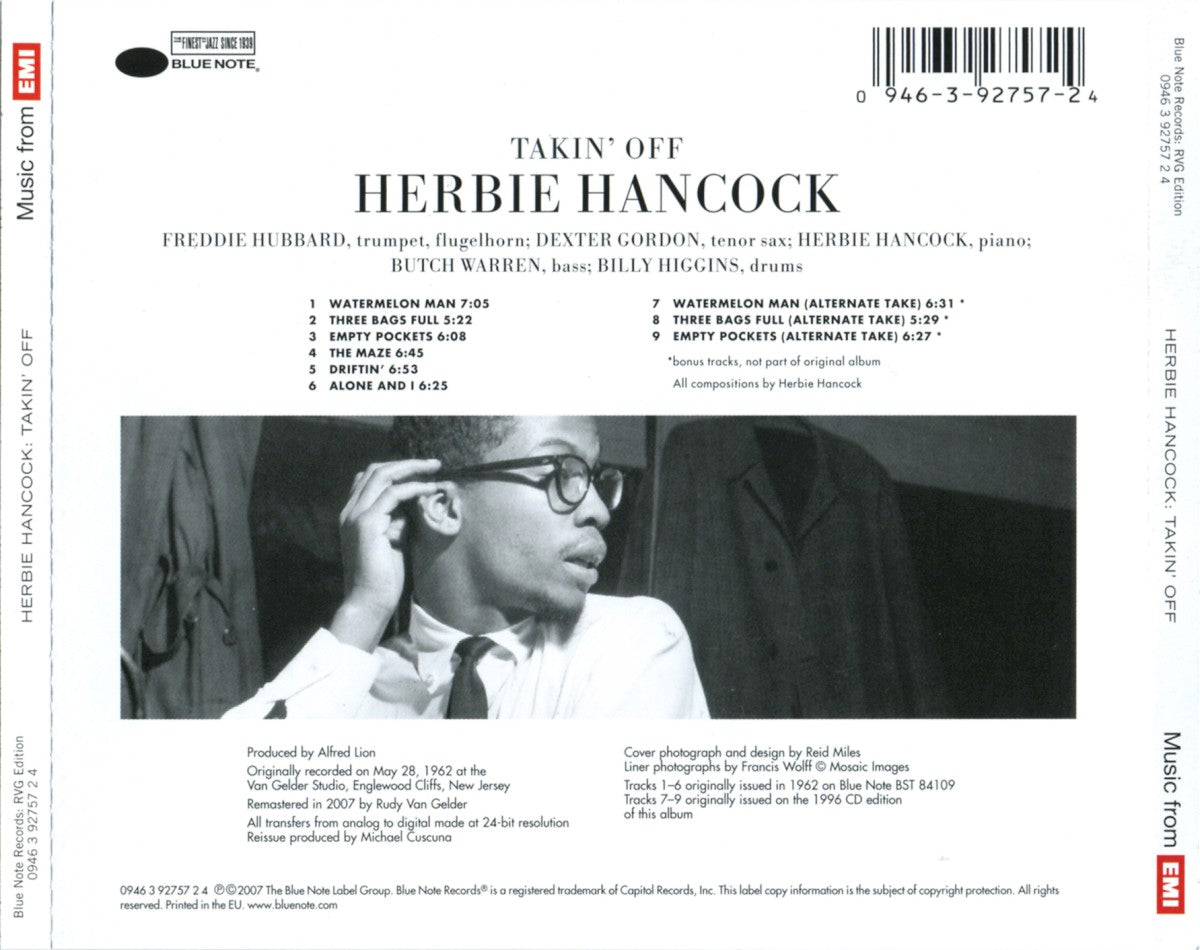 Herbie Hancock – Takin' Off (LP Vinyl) Vinyl Record