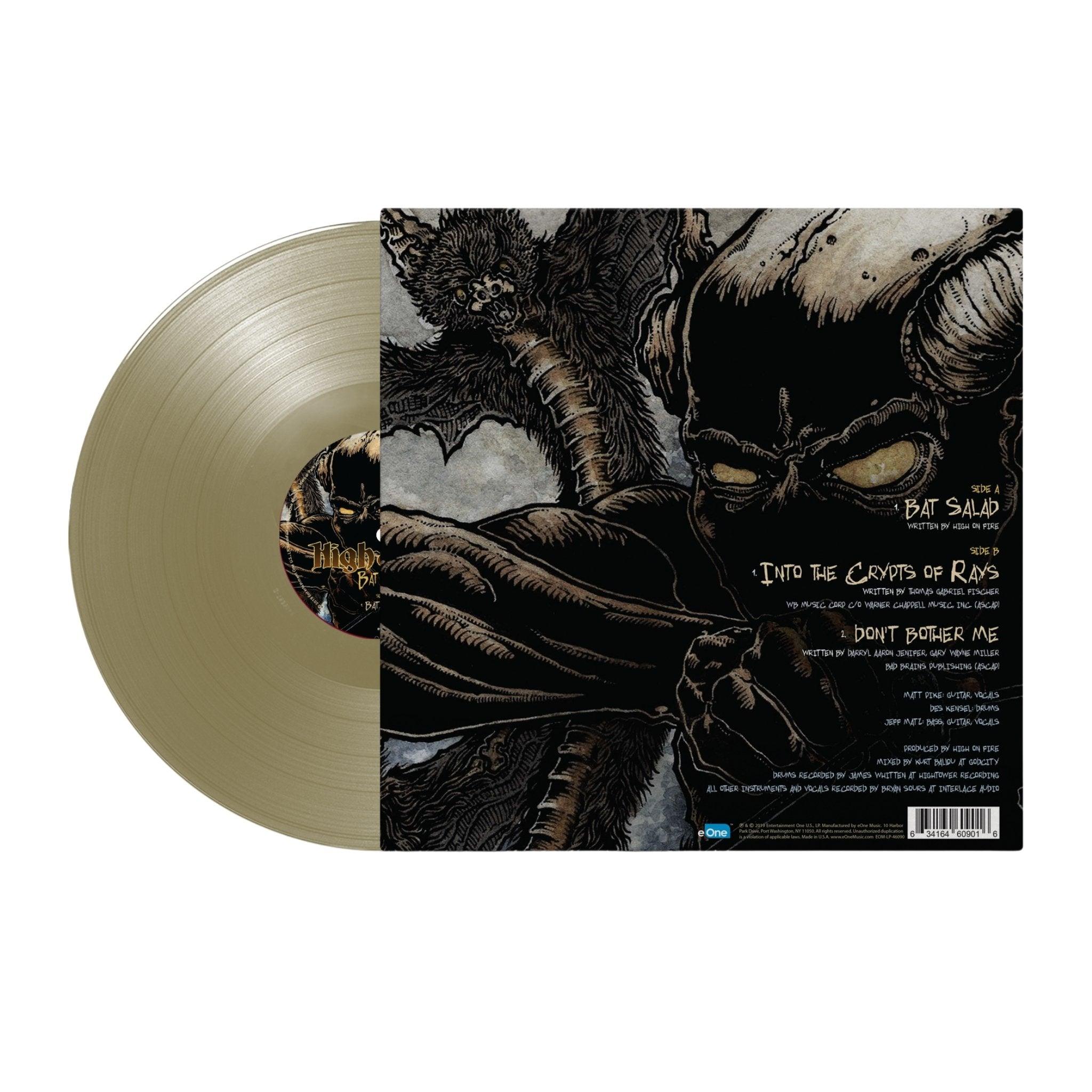 High On Fire - Bat Salad Solid Gold Vinyl Record