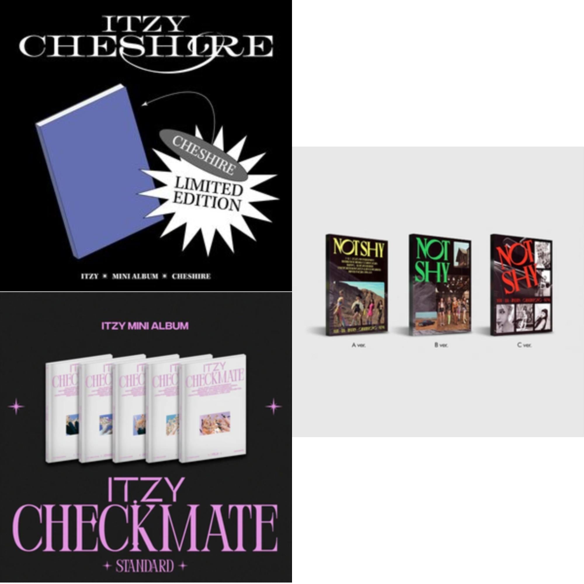 Not Shy & Cheshire (Limited Edition) & Checkmate (Standard Edition)