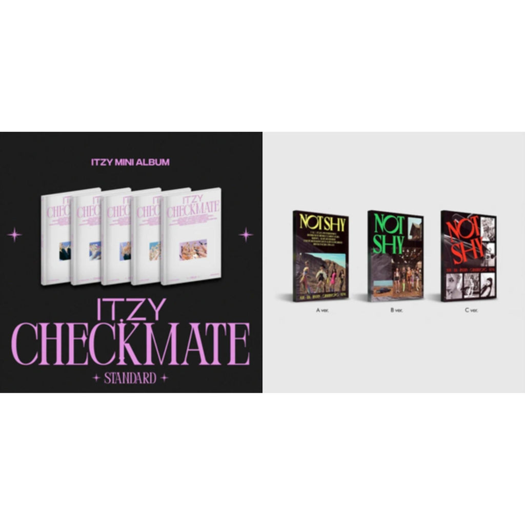 Itzy - Not Shy & Checkmate (Standard Edition) - CD Bundle
