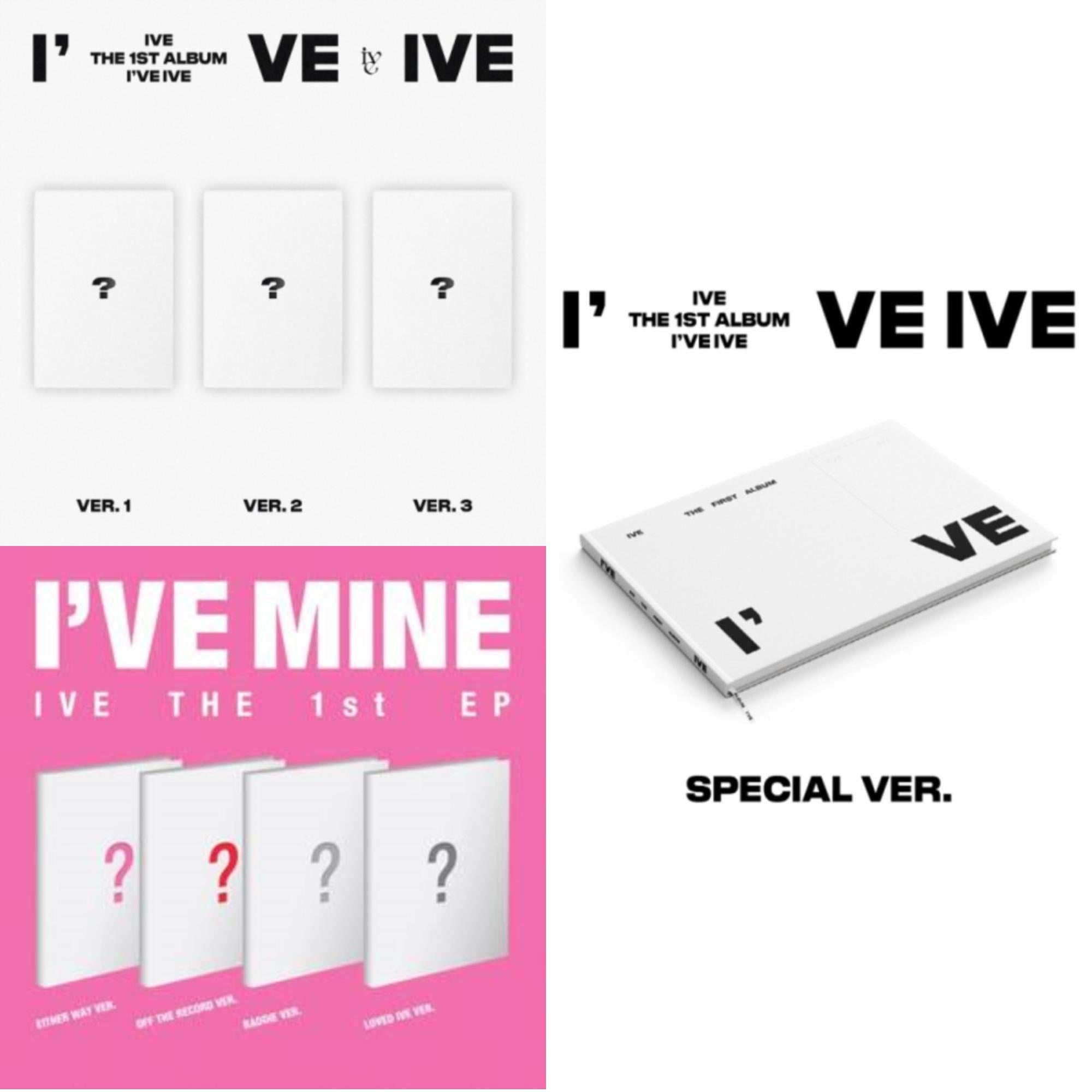Ive - I've Ive: Vol.1 & I've Mine 1St Ep & I've Ive (Volume 1/Special Version) - CD Bundle