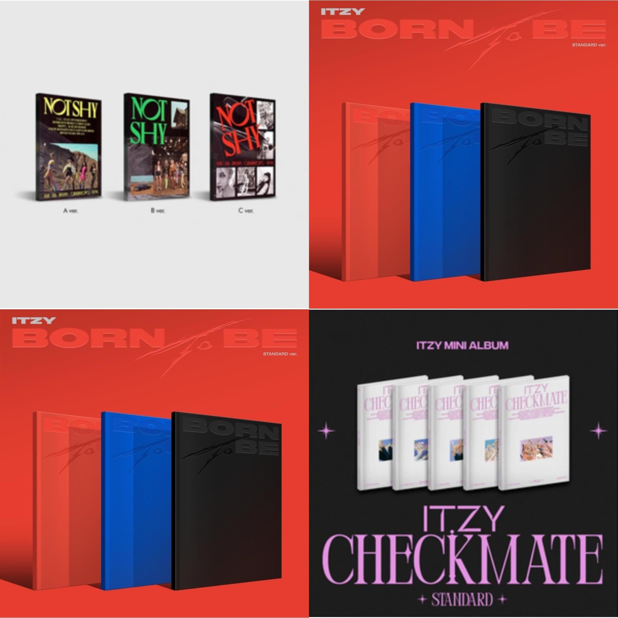 Born To Be (Version B) & Born To Be (Version C) & Not Shy & Checkmate (Standard Edition)