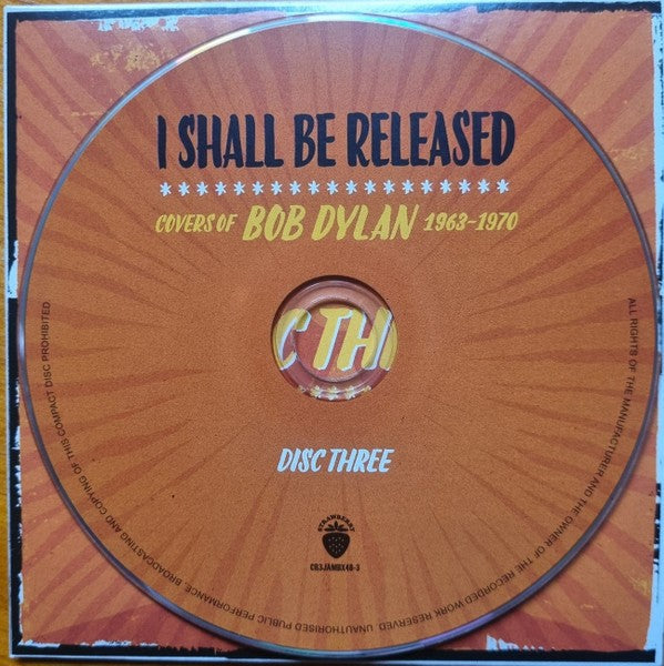 I Shall Be Released: Covers Of Bob Dylan 1963-1970 (3-CD) Music CD