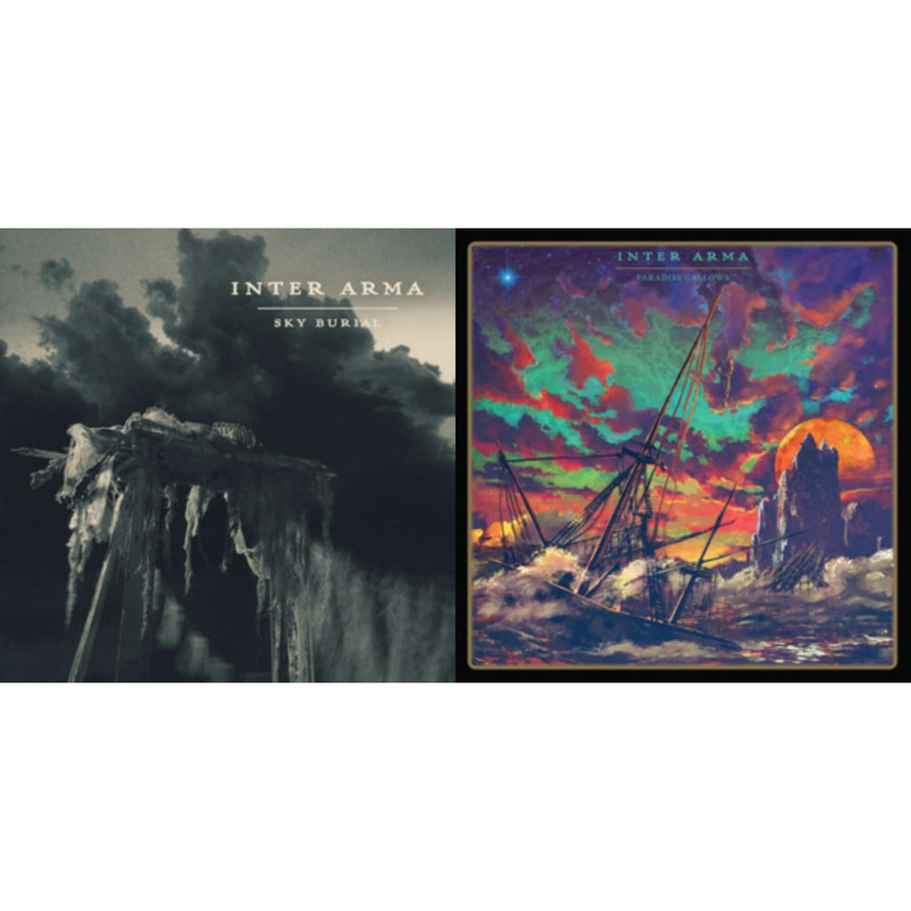 Sky Burial (Coke Bottle Green With Aqua Blue, Bone White & Silver Splatter LP Vinyl) & Paradise Gallows (Mint Green & Grimace Purple Galaxy Merge Vinyl/2LP)