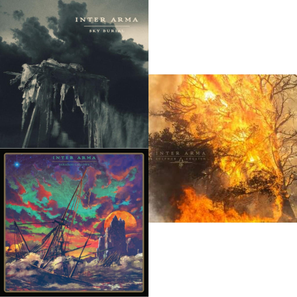 Sky Burial (Coke Bottle Green With Aqua Blue, Bone White & Silver Splatter LP Vinyl) & Paradise Gallows (Mint Green & Grimace Purple Galaxy Merge Vinyl/2LP) & Sulphur English (Gold Nugget Vinyl/2LP)