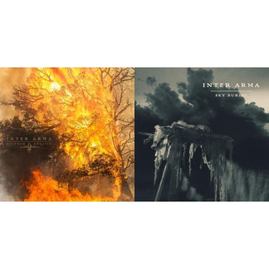Inter Arma - Sulphur English (Gold Nugget Vinyl/2LP) & Sky Burial (Coke Bottle Green With Aqua Blue, Bone White & Silver Splatter LP Vinyl)