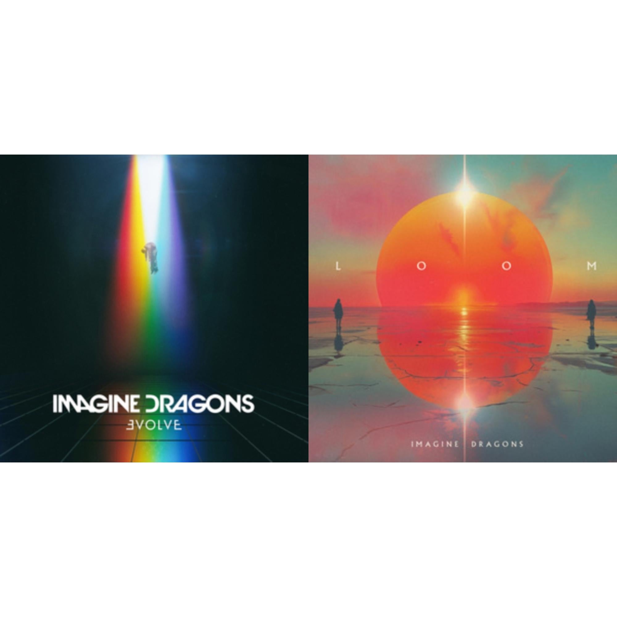Imagine Dragons - Loom (Translucent Coke Bottle Green LP Vinyl) & Evolve