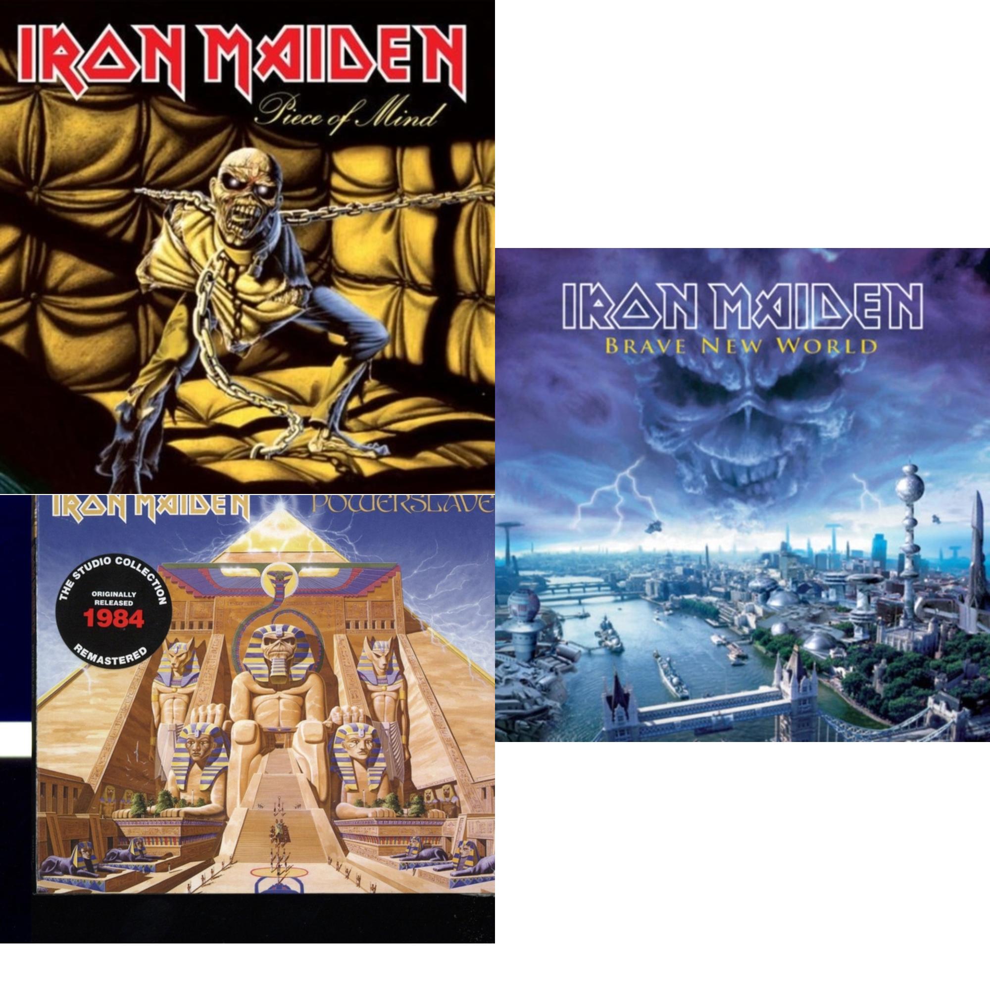 Piece Of Mind & Powerslave & Brave New World