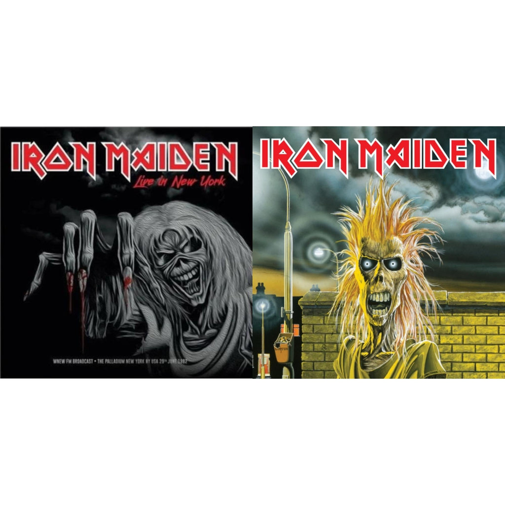 Iron Maiden (2015 Remaster) & Live In New York (Yellow LP Vinyl)