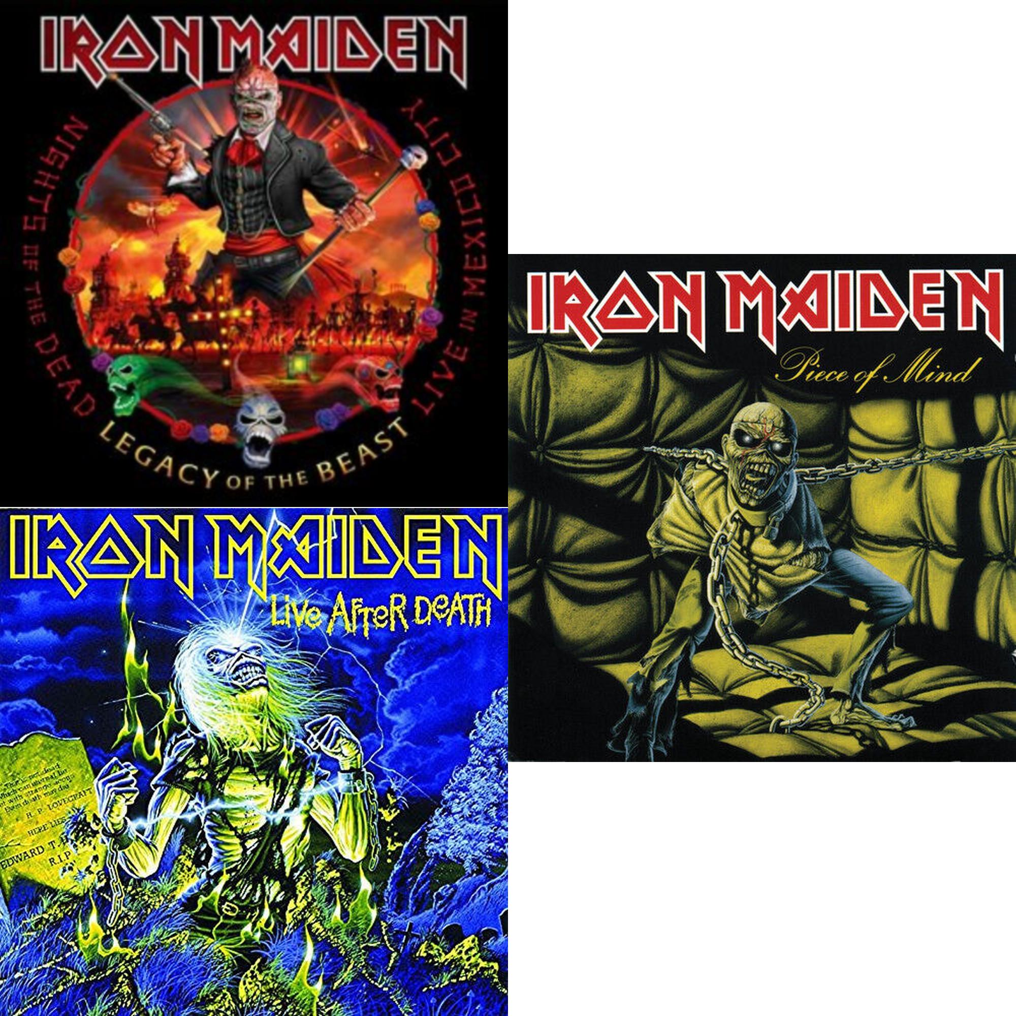 Nights Of The Dead, Legacy Of The Beast: Live In Mexico City (X) (3LP/180G) & Piece Of Mind & Live After Death