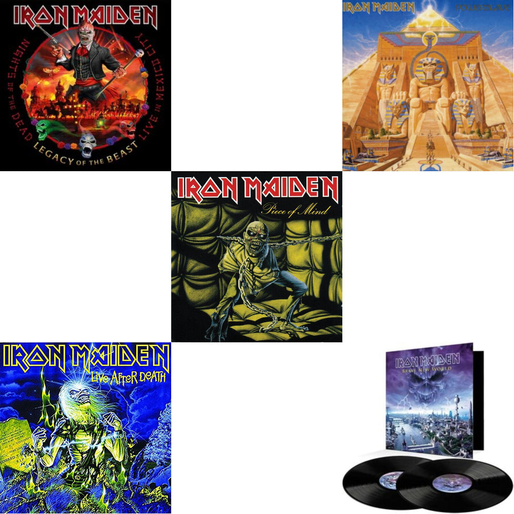 Iron Maiden - Nights Of The Dead, Legacy Of The Beast: Live In Mexico City (X) (3LP/180G) & Live After Death & Piece Of Mind & Powerslave & Brave New World