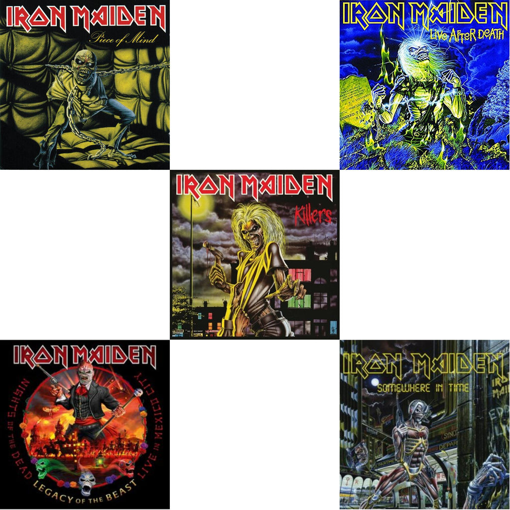 Iron Maiden - Piece Of Mind & Nights Of The Dead, Legacy Of The Beast: Live In Mexico City (X) (3LP/180G) & Killers & Live After Death & Somewhere In Time