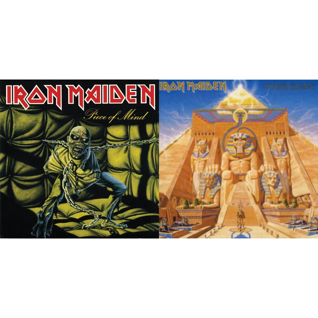 Iron Maiden - Piece Of Mind & Powerslave - LP Vinyl Bundle