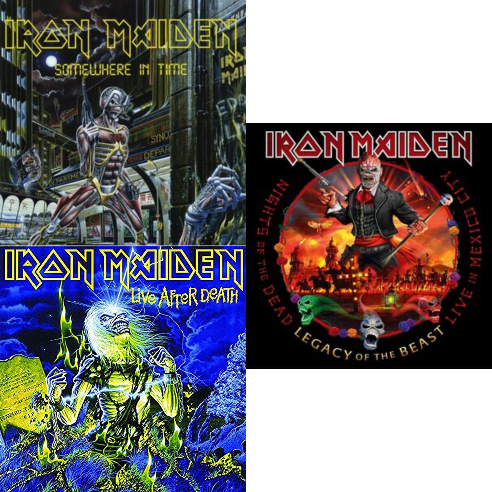 Nights Of The Dead, Legacy Of The Beast: Live In Mexico City (X) (3LP/180G) & Somewhere In Time & Live After Death