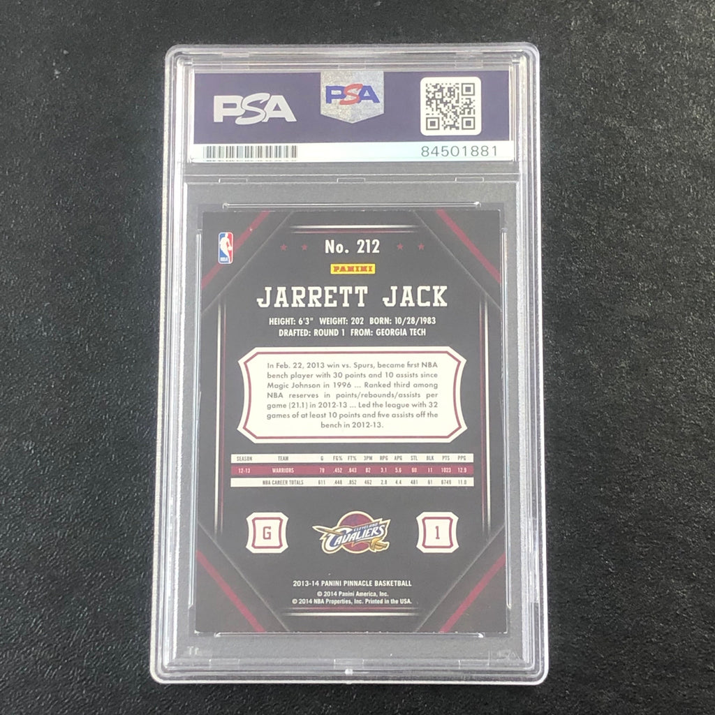 2013-14 Panini Pinnacle #212 Jarrett Jack Signed Card AUTO PSA Slabbed Cavaliers