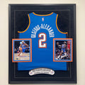 Shai Gilgeous-Alexander Signed Jersey Framed PSA Thunder Autographed