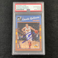 2016-17 Donruss Basketball #87 Danilo Gallinari Signed AUTO PSA Slabbed Nuggets