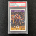2017-18 NBA Hoops #114 Larry Nance Jr. Signed Card AUTO PSA Slabbed Lakers