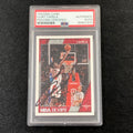 2016-17 NBA Hoops #120 Clint Capela Signed Card AUTO PSA/DNA Slabbed Rockets