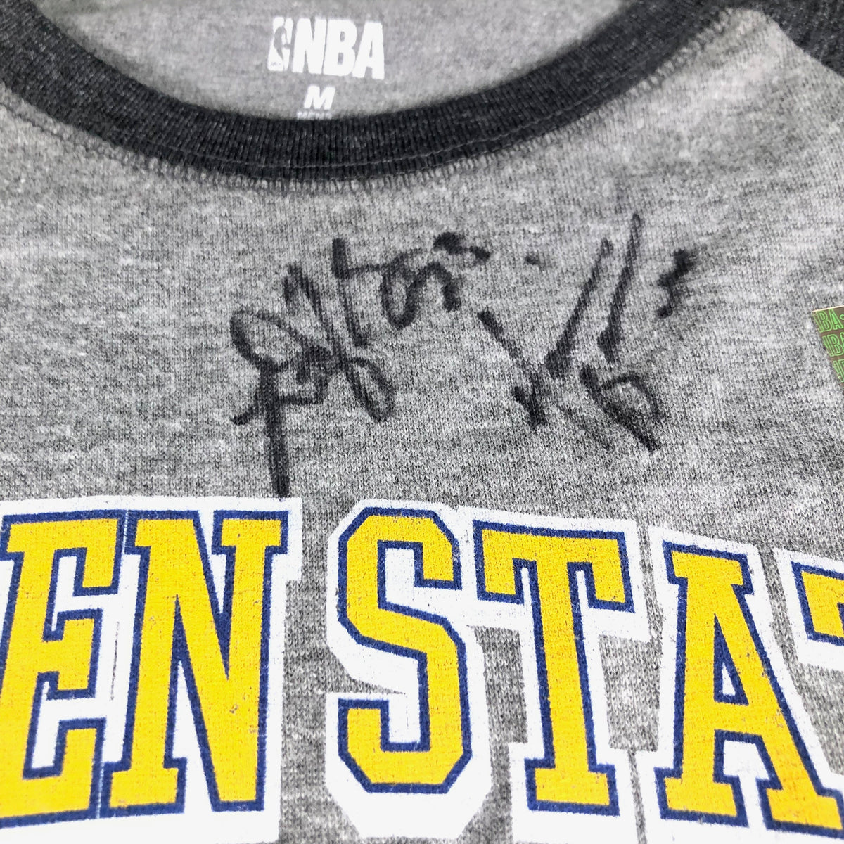 Draymond Green Harrison Barnes signed T Shirt PSA/DNA LOA Golden State Warriors Autographed