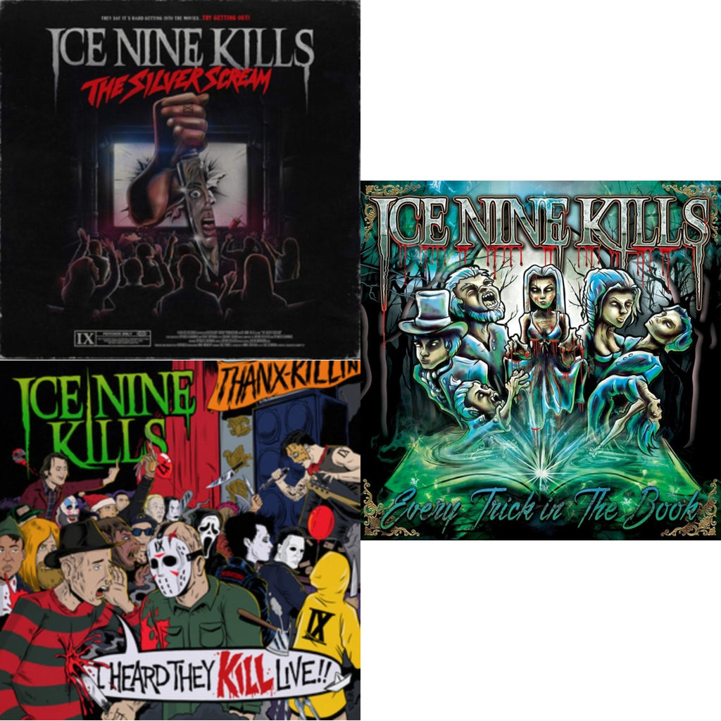 Silver Scream (Translucent Bloodshot) & I Heard They Kill Live (2LP/Neon Green Marble Vinyl) & Every Trick In The Book