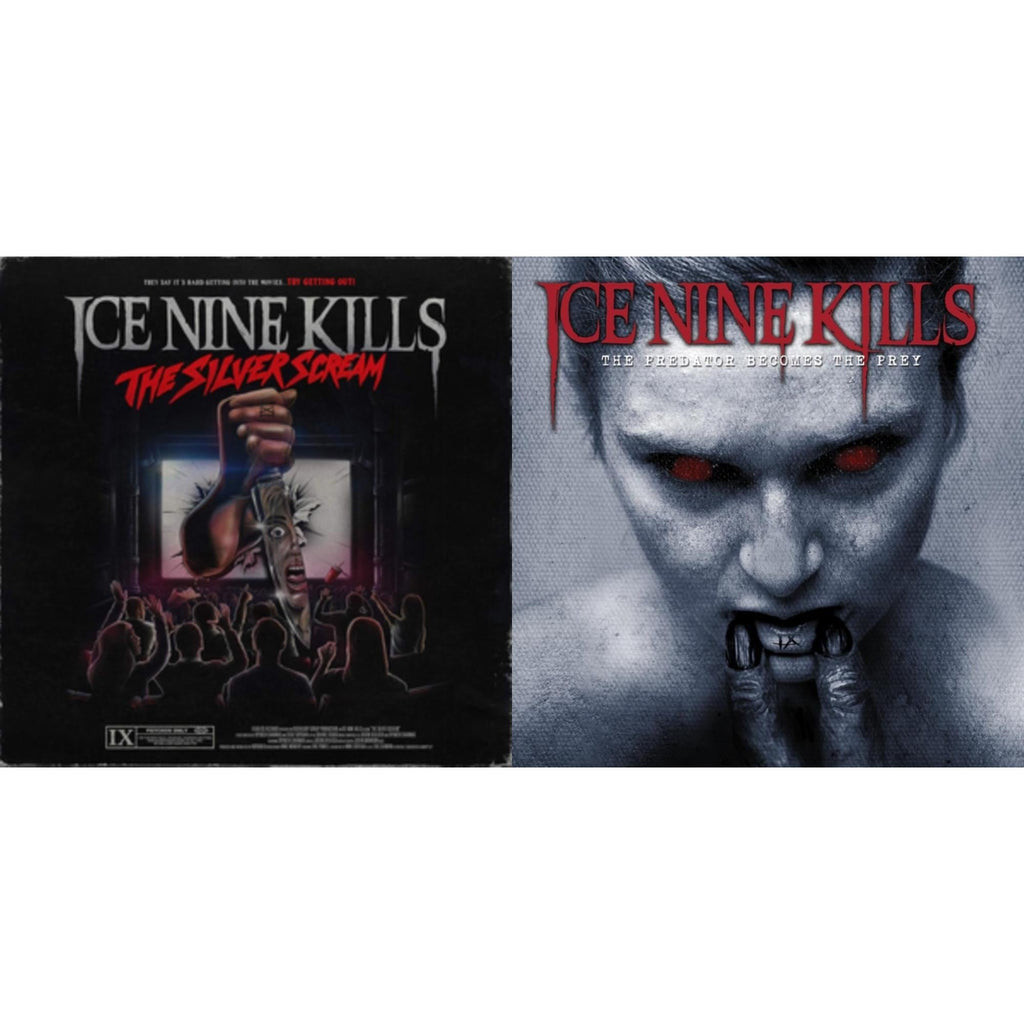Silver Scream (Translucent Bloodshot) & Predator Becomes The Prey (Translucent Blue LP Vinyl)