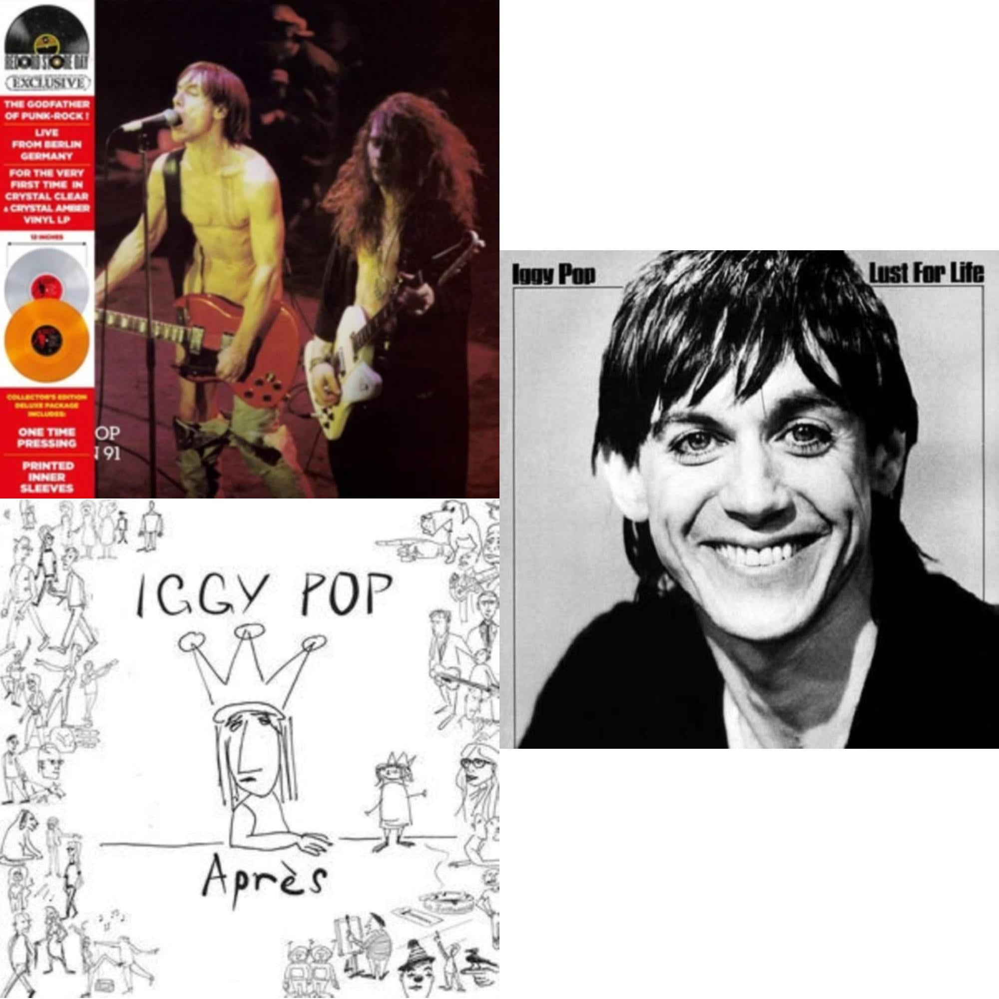 Live In Berlin (1991) (2LP/Deluxe/Marble Neon Vinyl) & Apres (Deluxe/Pink LP Vinyl) & Lust For Life
