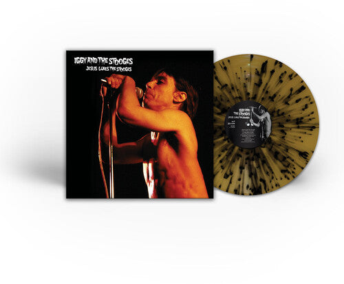Iggy & Stooges Jesus Loves The Stooges (Black & Gold Splatter Vinyl) Vinyl Record