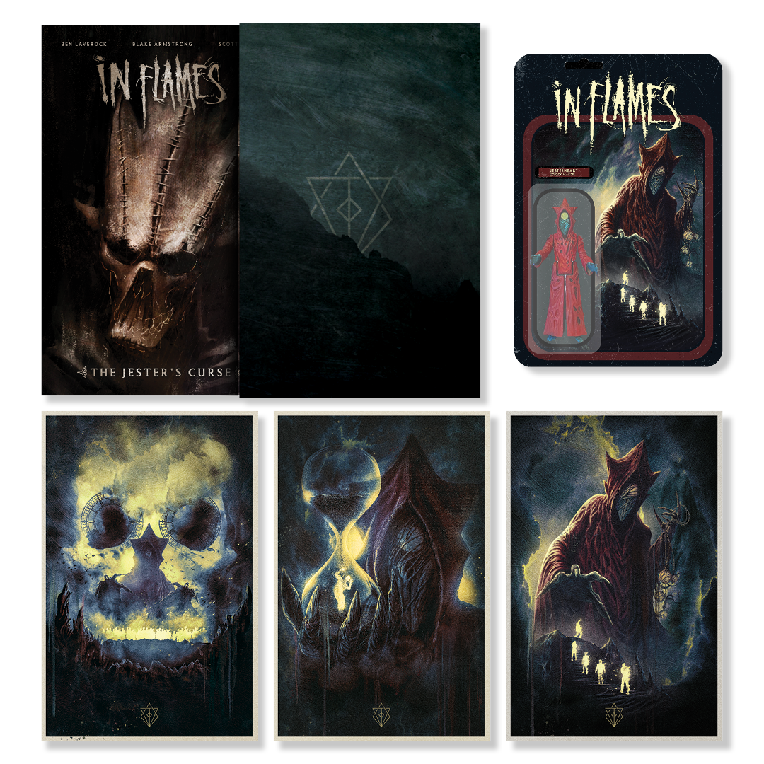 In Flames Presents The Jester's Curse Graphic Novel - Deluxe Bundle