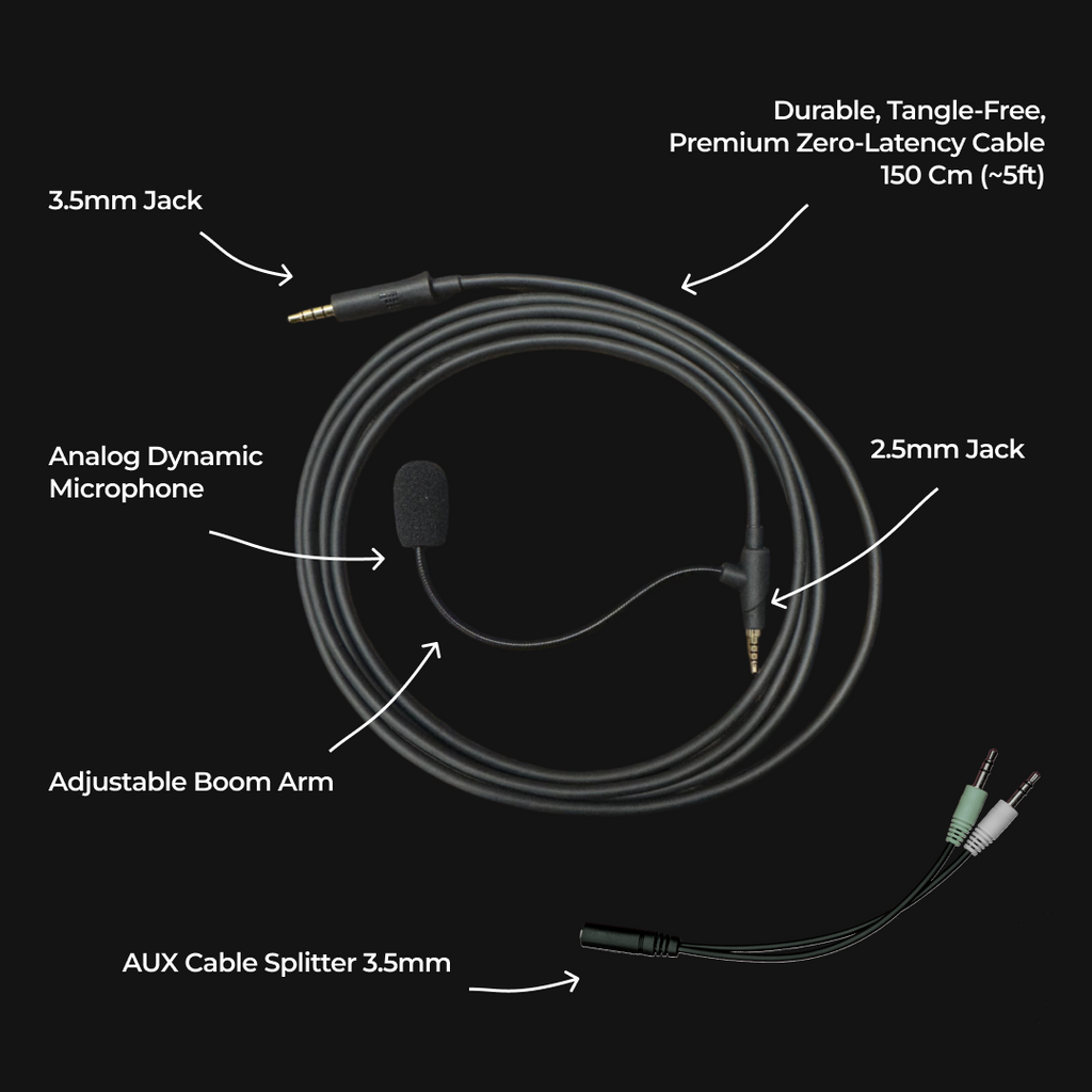 HEAVYS HeX Wired Gaming Headphones