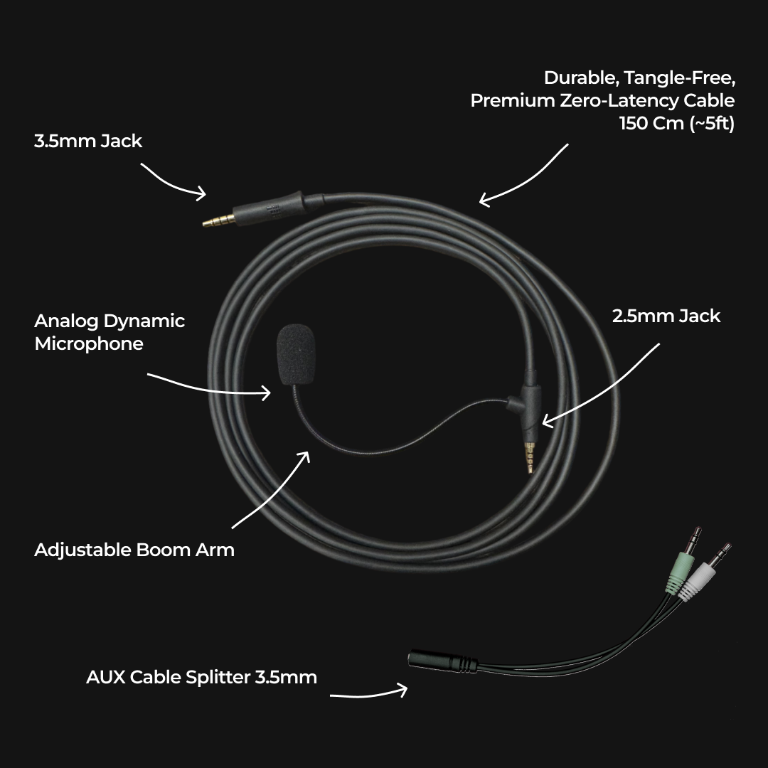 HEAVYS HeX Wired Gaming Headphones
