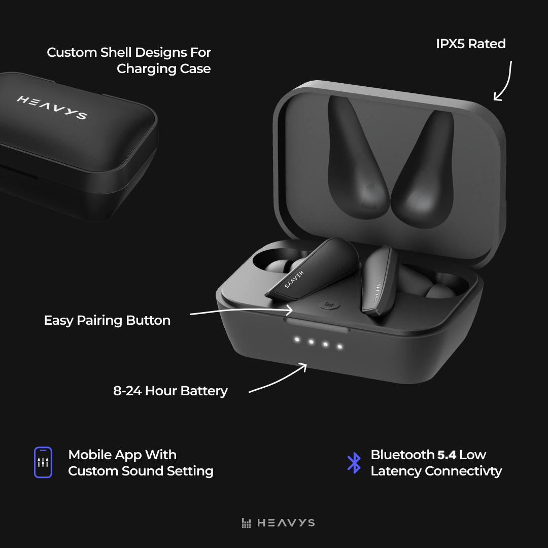 Heavys True Wireless EarBuds (H1E)