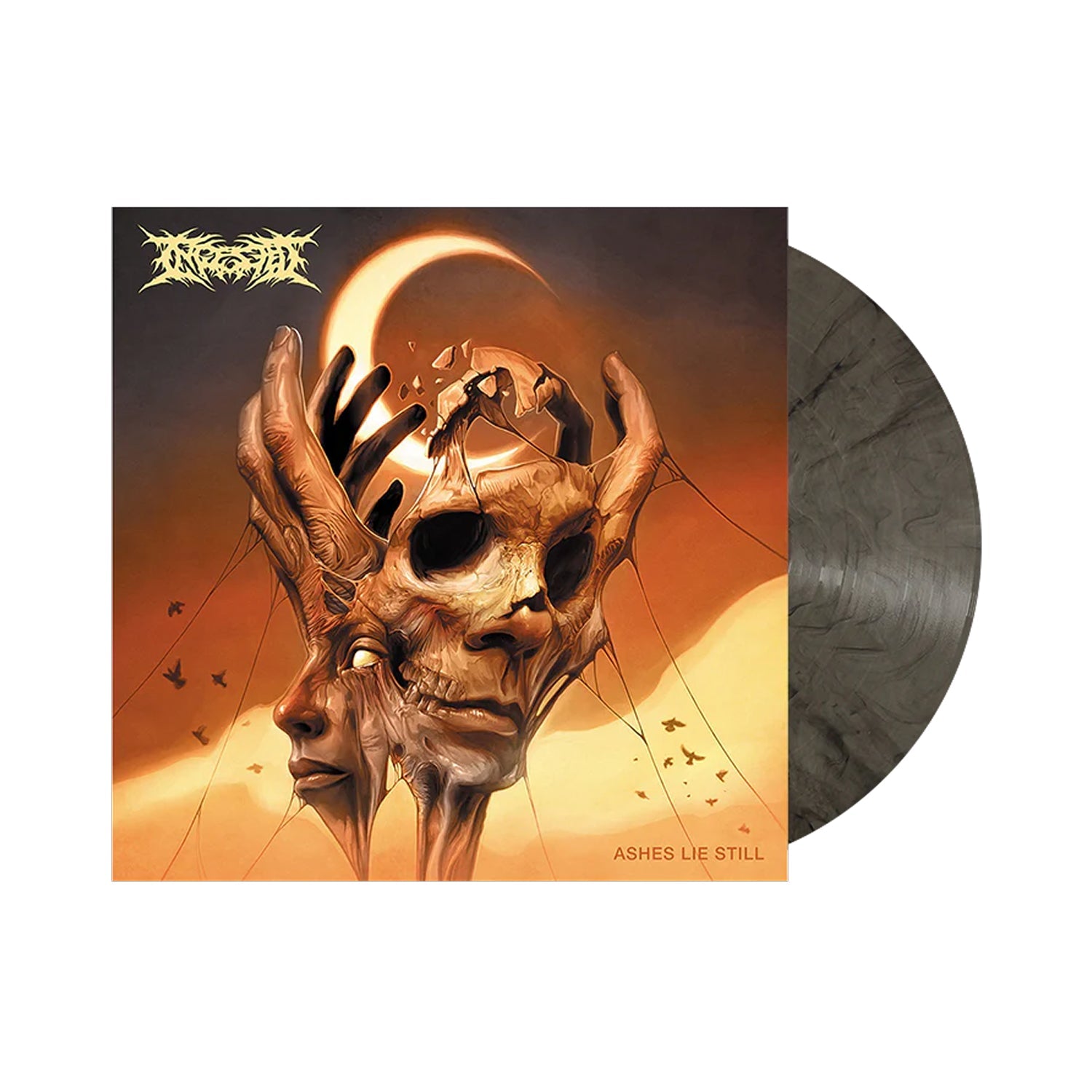 Ingested - Ashes Lie Still [Clear & Black Smoke]