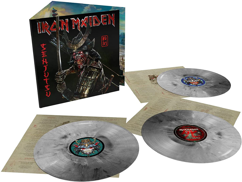 Senjutsu (Limited Edition, Silver & Black Marble Colored Vinyl) (3 Lp's) Vinyl Record