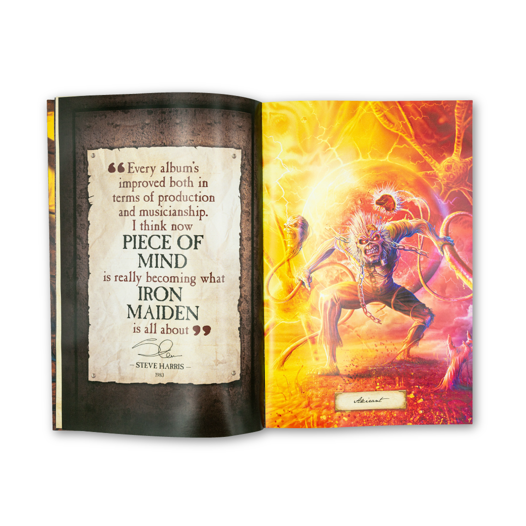 Iron Maiden Piece Of Mind - Deluxe Edition Book