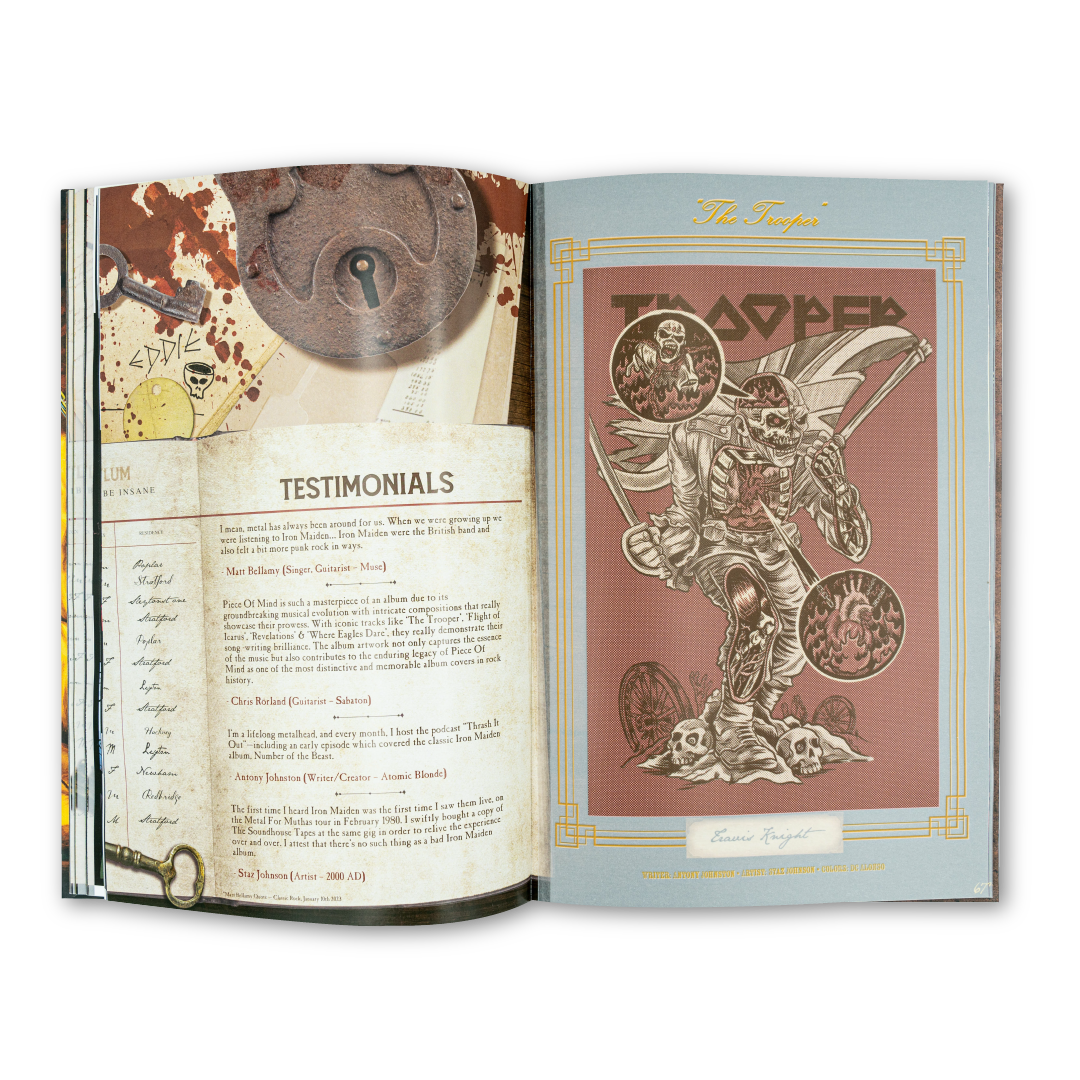 Iron Maiden Piece Of Mind - Deluxe Edition Book