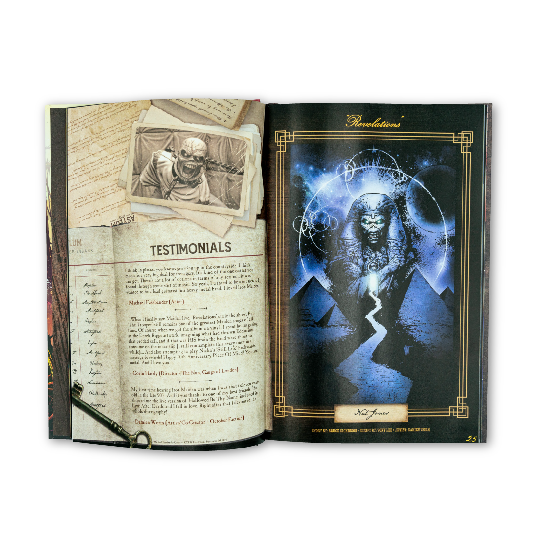 Iron Maiden: Piece Of Mind - "The Trooper" Edition Hardcover (Limited to 200) Book