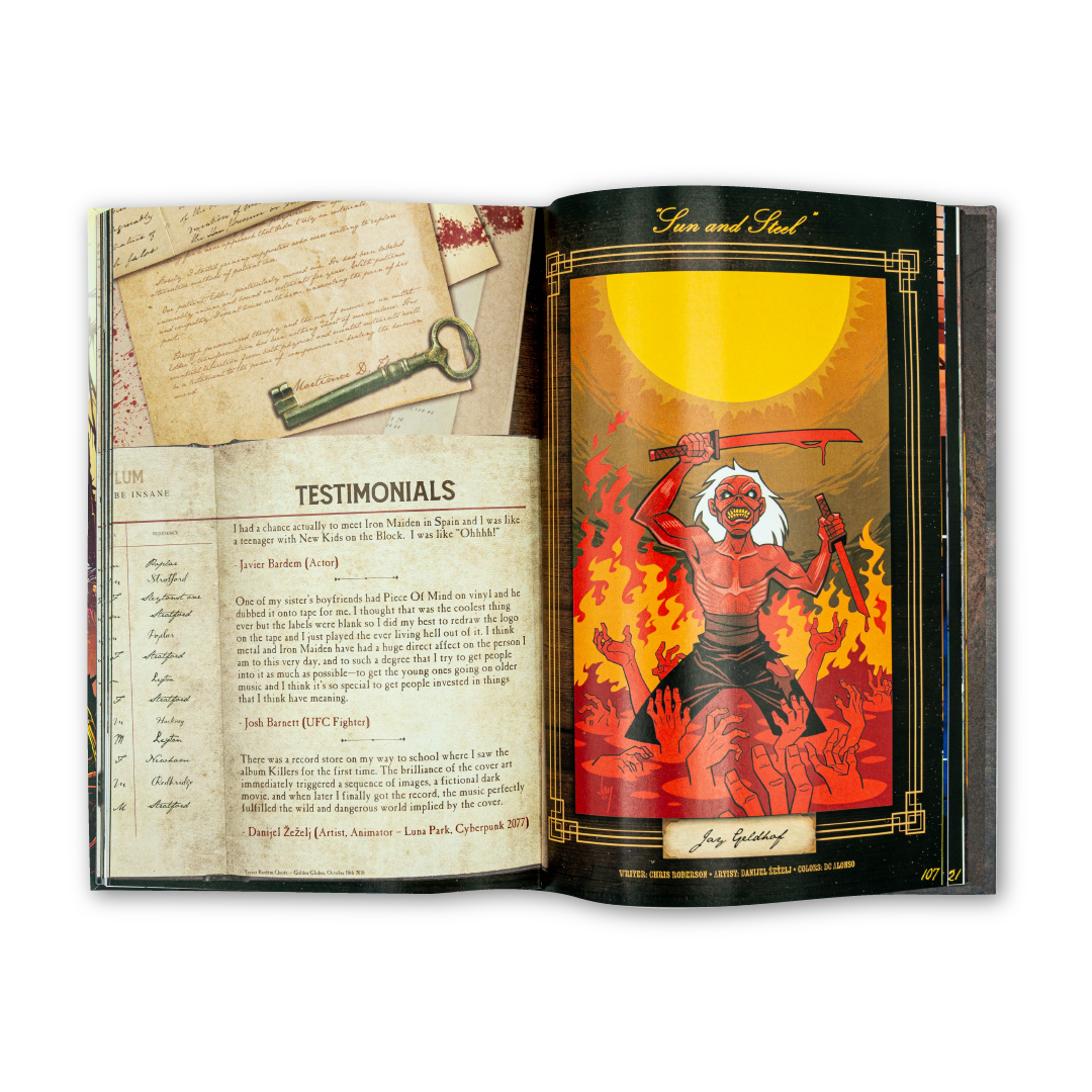 Iron Maiden: Piece Of Mind - "The Trooper" Edition Hardcover (Limited to 200) Book