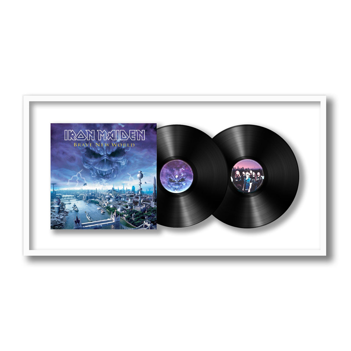 Iron Maiden - Brave New World - Framed Vinyl Record